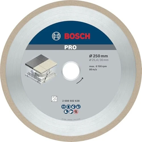 Bosch Professional Best for Ceramic Diamanttrennscheibe, 250x2.4x25.4mm, 1 Stück