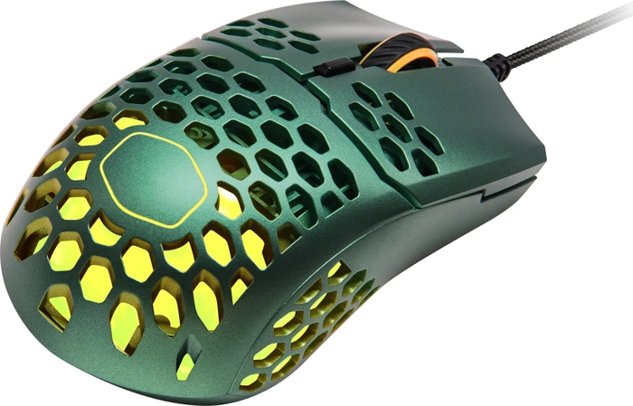 Cooler Master MasterMouse MM711 Wilderness Edition RGB Gaming Maus grün, USB