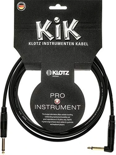 Klotz KIK gewinkelt schwarz 4.5m