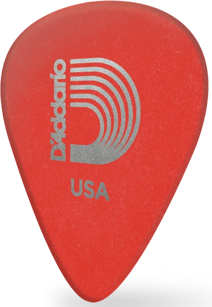 D'Addario Duralin Standard Pick, Super Light Gauge (.50mm), 10-Pack