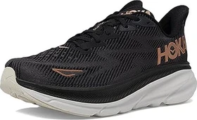 Hoka Clifton 9 black/rose gold (Damen)