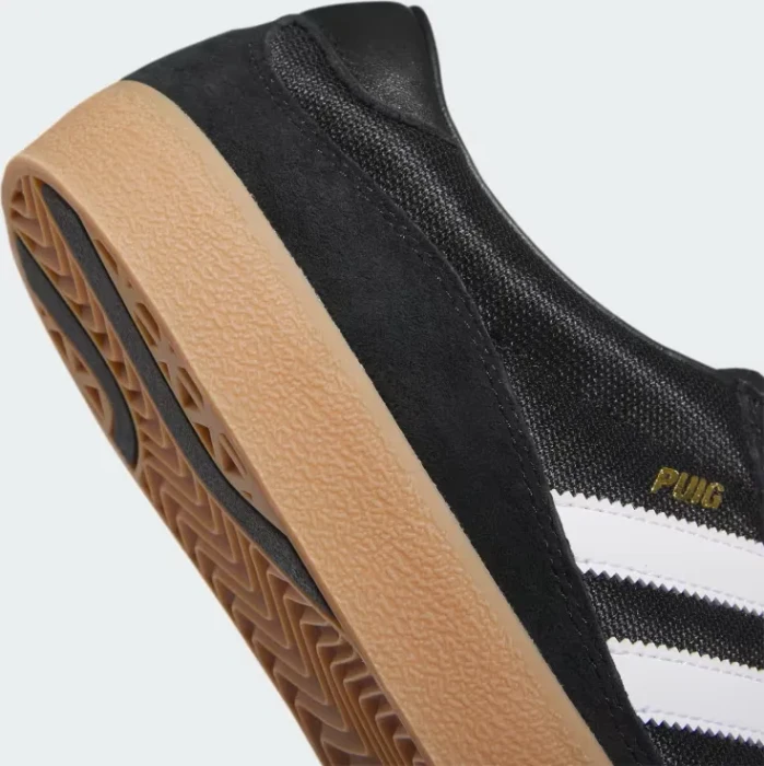 adidas Puig Indoor core black/cloud white/gum (Herren)