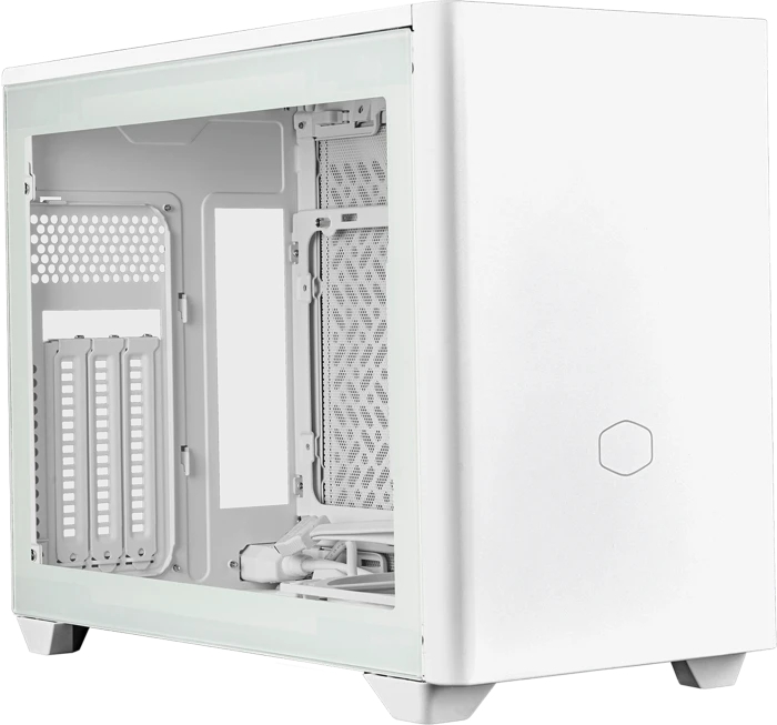 Cooler Master MasterBox NR200P [V2], weiß, Glasfenster, Mini-ITX