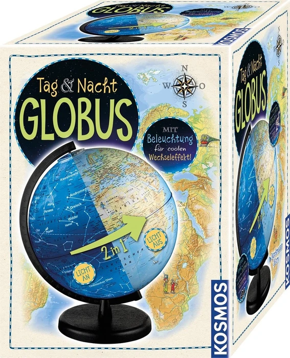 Kosmos Tag und Nacht Globus