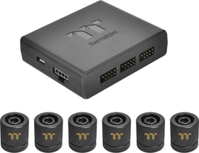 Thermaltake Pacific RGB Plus TT Premium Edition G1/4" auf 16/12mm, RGB beleuchtet, 6er-Pack