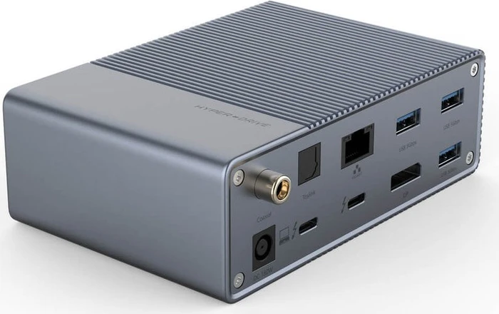 Targus HyperDrive GEN2 14-Port Thunderbolt 3 Docking Station, Multiport-Adapter, grau, Thunderbolt 3 [Buchse]