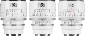 7artisans Infinte 35/50/85mm T2.1 Full Frame Cine 3-Lens Set für Canon EF weiß
