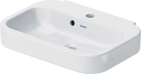 Duravit Happy D.2 Handwaschbecken rechteckig 50x36cm, mit Hahnloch und Überlauf, weiß