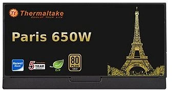 Thermaltake European Gold Paris 650W, ATX 2.3