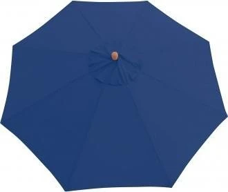 anndora Mittelmastschirm mit Knicker 300cm navy blau