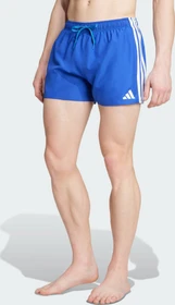 adidas 3-Streifen 3-Inch Badeshorts semi lucid blue/white (Herren)