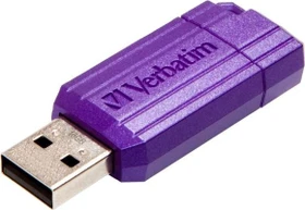 Verbatim Store 'n' Go PinStripe 16GB violett, USB-A, USB 2.0