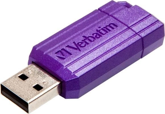 Verbatim Store 'n' Go PinStripe 16GB violett, USB-A, USB 2.0