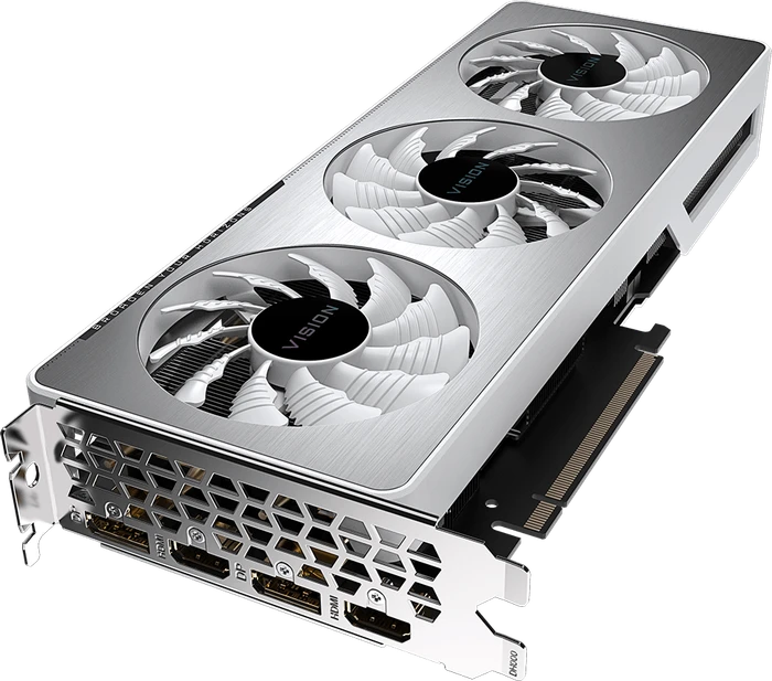 GIGABYTE GeForce RTX 3060 Ti Vision OC 8G (Rev. 2.0) (LHR), 8GB GDDR6, 2x HDMI, 2x DP