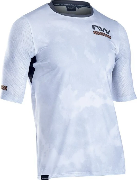 Northwave Bomb Trikot kurzarm weiß/gold (Herren)