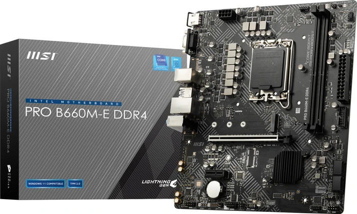 MSI PRO B660M-E DDR4 (Intel 1700)