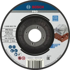 Bosch Professional C30SBF Standard for Stone Trennscheibe, 125x2.5x22.23mm, 1 Stück