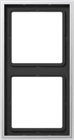 Jung Serie LS 990 Rahmen 2-fach, aluminium