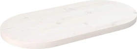 vidaXL ovale Tischplatte 80x40cm weiß