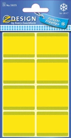 Avery-Zweckform Tiefkühletiketten Sonderformat, 28x36mm, gelb, 5 Blatt (40 Etiketten)