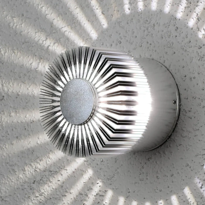 Konstsmide Monza 9cm Wandleuchte 1-flammig silber