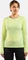 Odlo X-Alp Performance Wool 115 Laufshirt langarm shadow lime melange (Damen) Vorschaubild