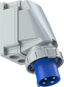 PCE CEE-Wandgerätestecker 63A 4p 9h IP67 POWER TWIST