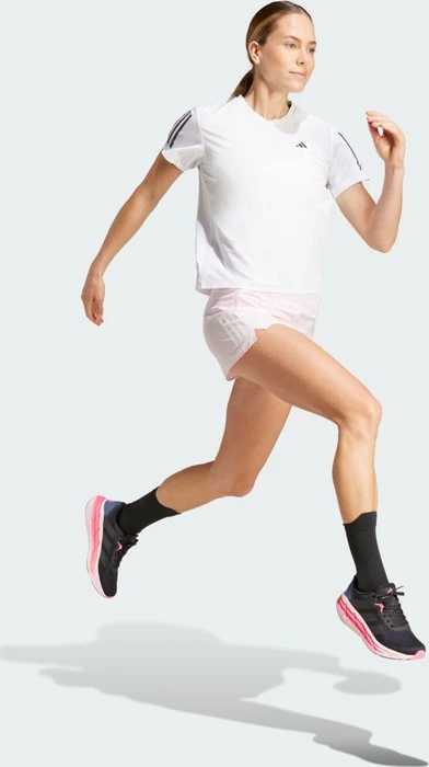 adidas Own The Run Laufhose kurz clear pink (Damen)