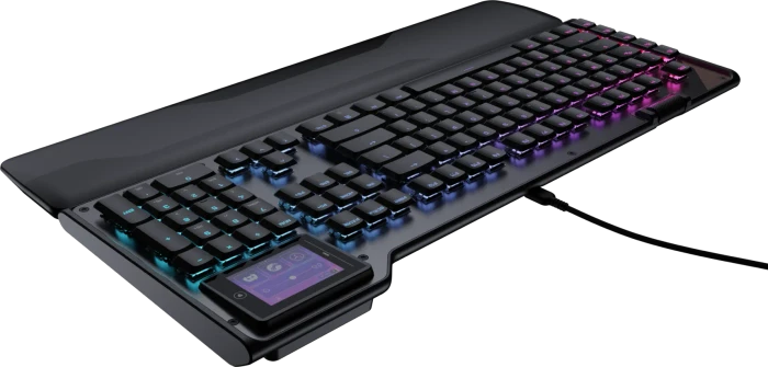 Turtle Beach Command Series KB5, schwarz, LEDs RGB, Low-Profile TITAN Linear, USB, US