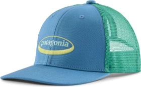 Patagonia Trucker Kappe 95 oval logo: shore blue (Junior)