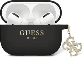 Guess AirPods Pro Hülle Glitter schwarz