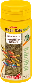 sera Vipan Baby Nature Mikroflocken für Jungfische, Aufzuchtfutter, 30g, 50ml