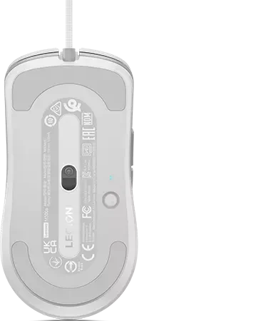 Lenovo Legion M300s RGB Gaming Mouse, Glacier White, USB