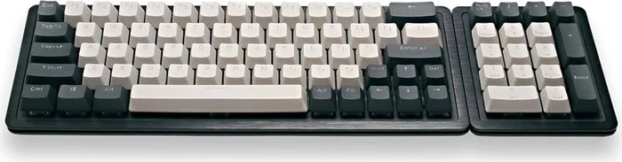 Mountain Mineral Keycap Set, Kunststoff (PBT) Double-Shot, weiß/schwarz, 113 Tasten (104+9), ANSI-US