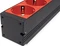 Bachmann 19" IT PDU Basic, 1HE, 9-fach, 230V, schwarz/rot, 2m Vorschaubild