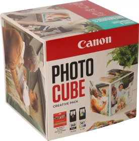 Canon Tinte PG-560/CL-561 schwarz/dreifarbig Photo Cube cyan