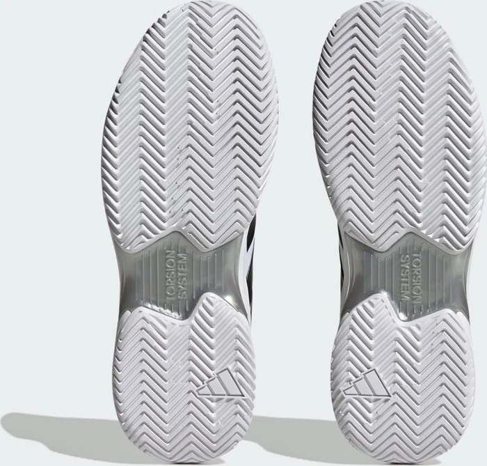 adidas CourtJam Control cloud white/core black/matte silver