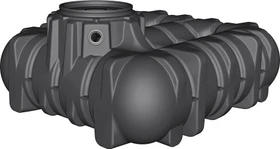 Graf Flachtank Platin Regenwassertank 3000l