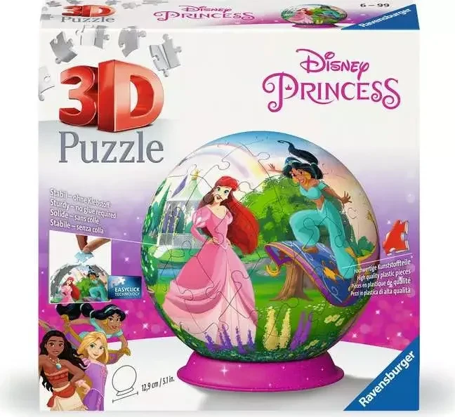 Ravensburger Puzzle 3D Puzzle-Ball Disney Princess