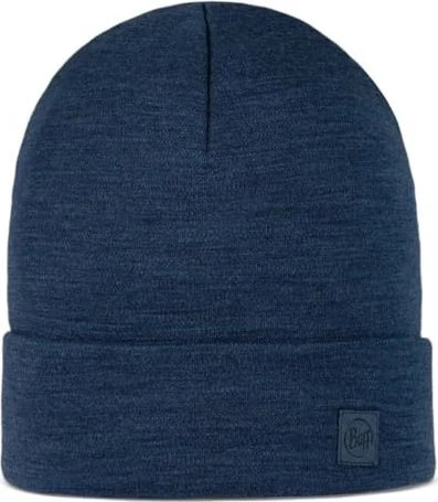 Buff Solid Merino Heavyweight Mütze indigo