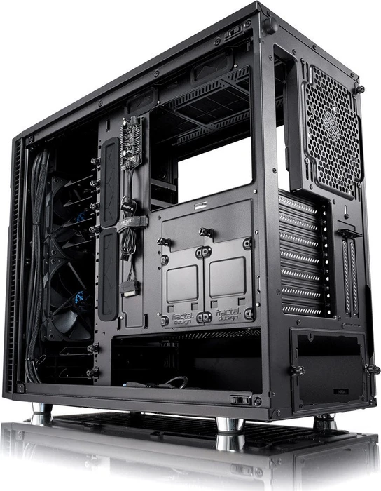 Fractal Design Define R6 Blackout TG, Glasfenster, schallgedämmt