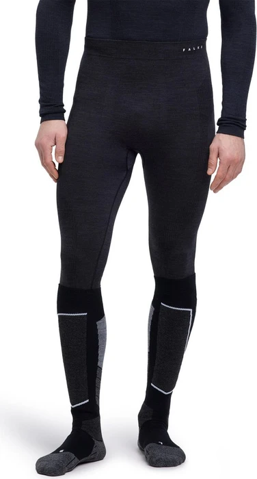 Falke Wool-Tech Tights Hose lang schwarz (Herren)
