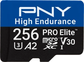 PNY Pro Elite High Endurance R100/W90 256GB Kit, UHS-I U3, A2, Class 10