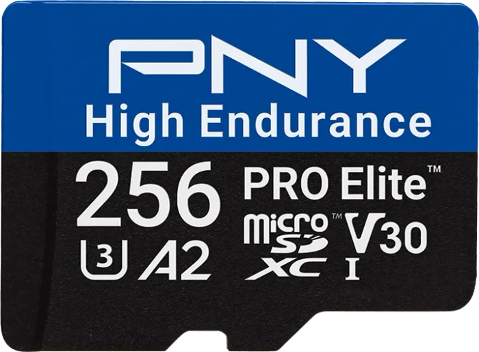 PNY Pro Elite High Endurance R100/W90 256GB Kit, UHS-I U3, A2, Class 10