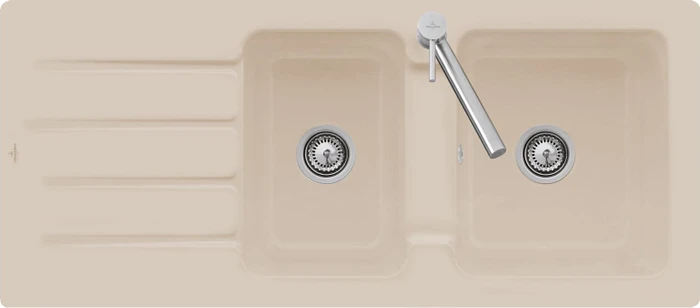 Villeroy & Boch Architectura 1160x510mm Einbau Becken reversibel almond