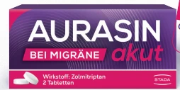 Aurasin akut bei Migräne 2.5mg Tabletten, 2 Stück