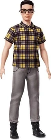 Mattel Barbie - Fashionistas Ken in Karohemd mit Brille Broad