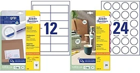 Avery-Zweckform Etiketten, 97x42.5mm, weiß, 30 Blatt (360 Etiketten)