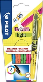 Pilot FriXion Light Neon Textmarker 3.8mm sortiert, 6er-Set