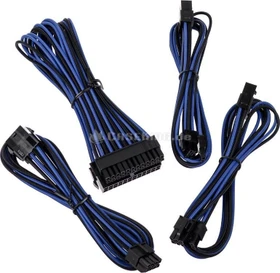 BitFenix Alchemy 2.0 Verlängerungs-Kit für Netzteile, schwarz/blau (BFX-ALC-EXTKB-RP)